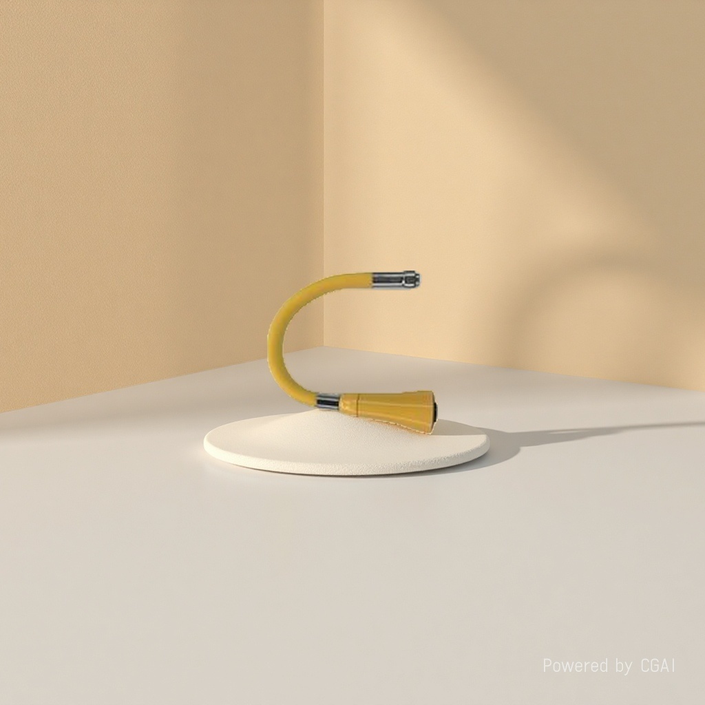Yellow fabric-reinforced rubber hose, oil-resistant and wear-resistant industrial rubber hose Specification image