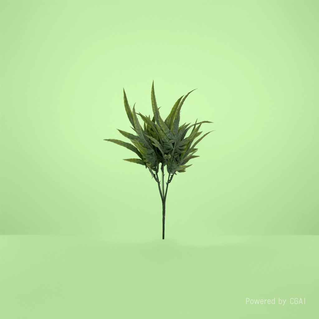 Artificial resin mistletoe branches, green plant decorations, artificial green plant home ornaments Specification image