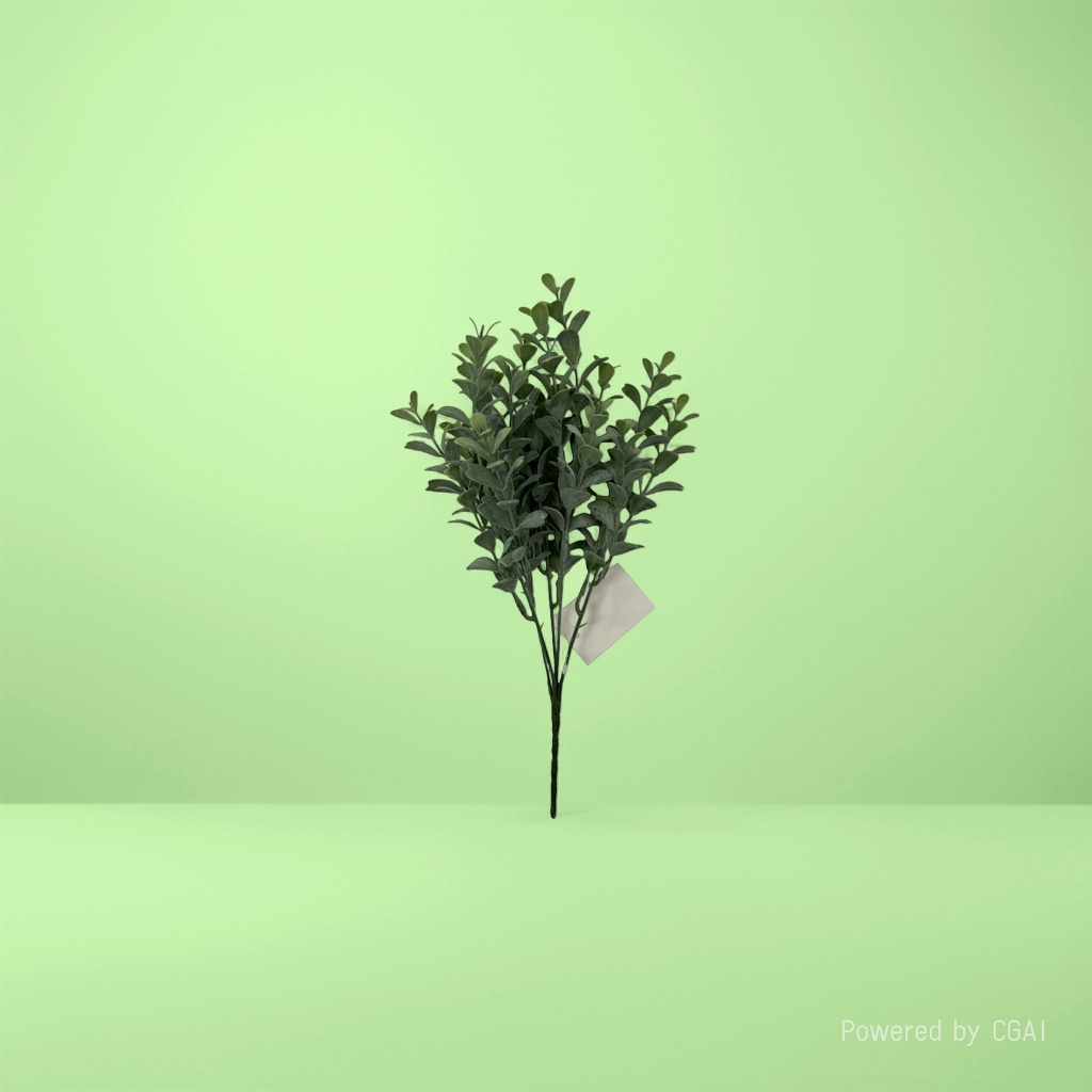 Simulated Phalaenopsis potted plastic artificial green plant bundle, indoor decorative green plant
