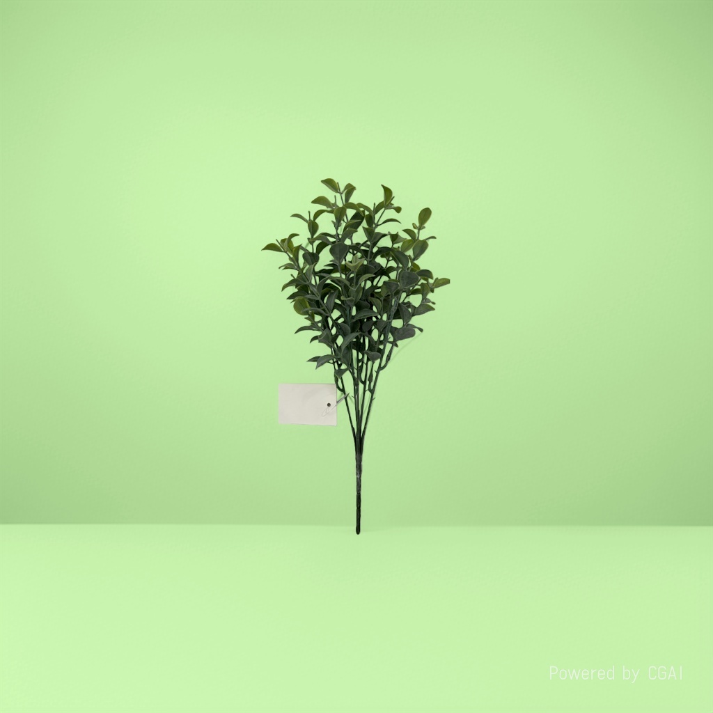 Artificial mistletoe branches and leaves, resin trees, artificial green plants, and artificial fruit decorations