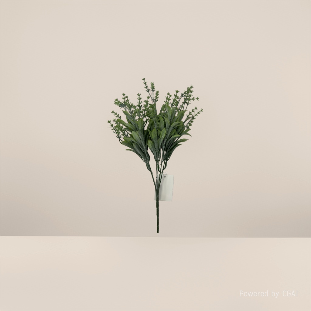 Artificial green plants, knitted flowers, large-leaf artificial flowers, bamboo, artificial green plants, artificial green plant bundles Specification image