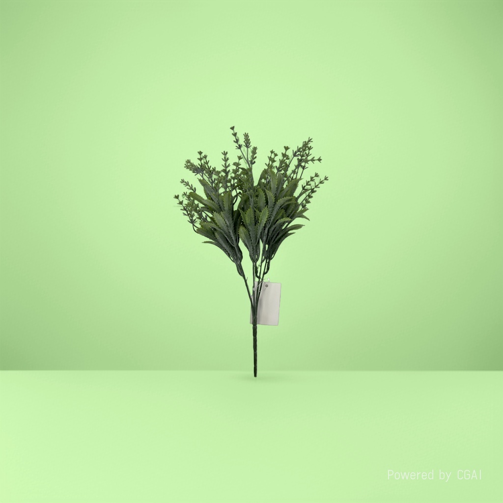 仿真绿色植物针织花大叶子假花竹子人造绿植仿真绿植束