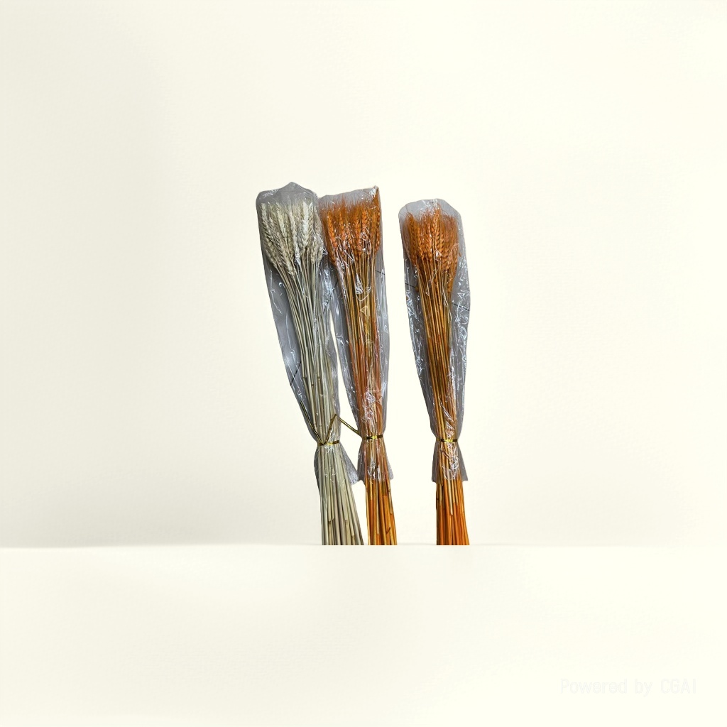 Dried flower wheat ear, grass flower, artificial plastic plant resin oil drop decorative package details Picture