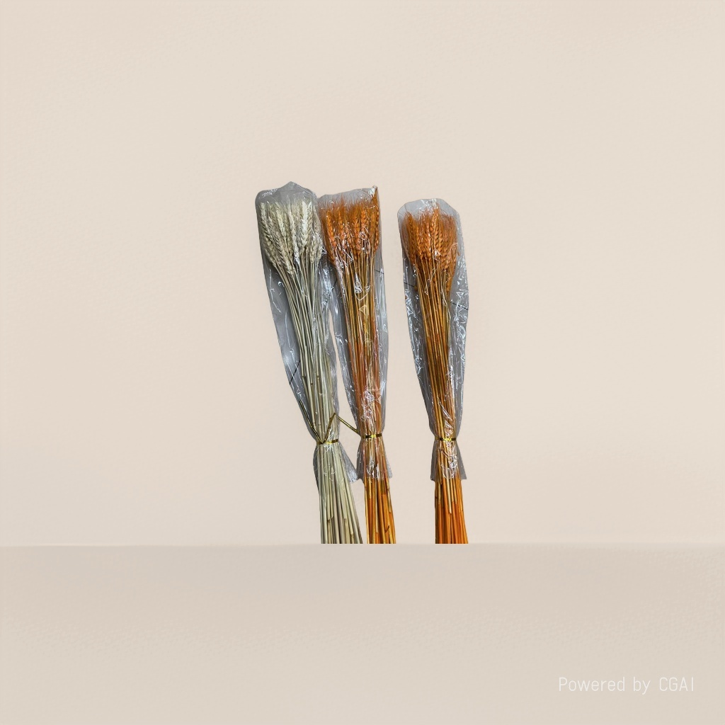 Dried flower wheat ear, grass flower, artificial plastic plant resin oil drop decorative package Specification image