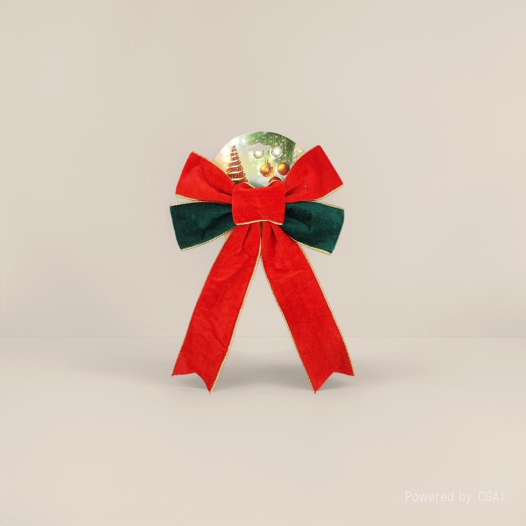 Red velvet bow Christmas decorations, Christmas tree decorations, Christmas scene arrangements Application Scenario