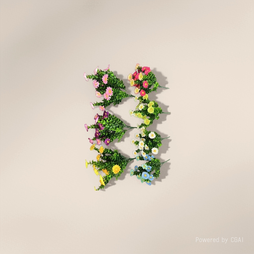 塑料花实物图