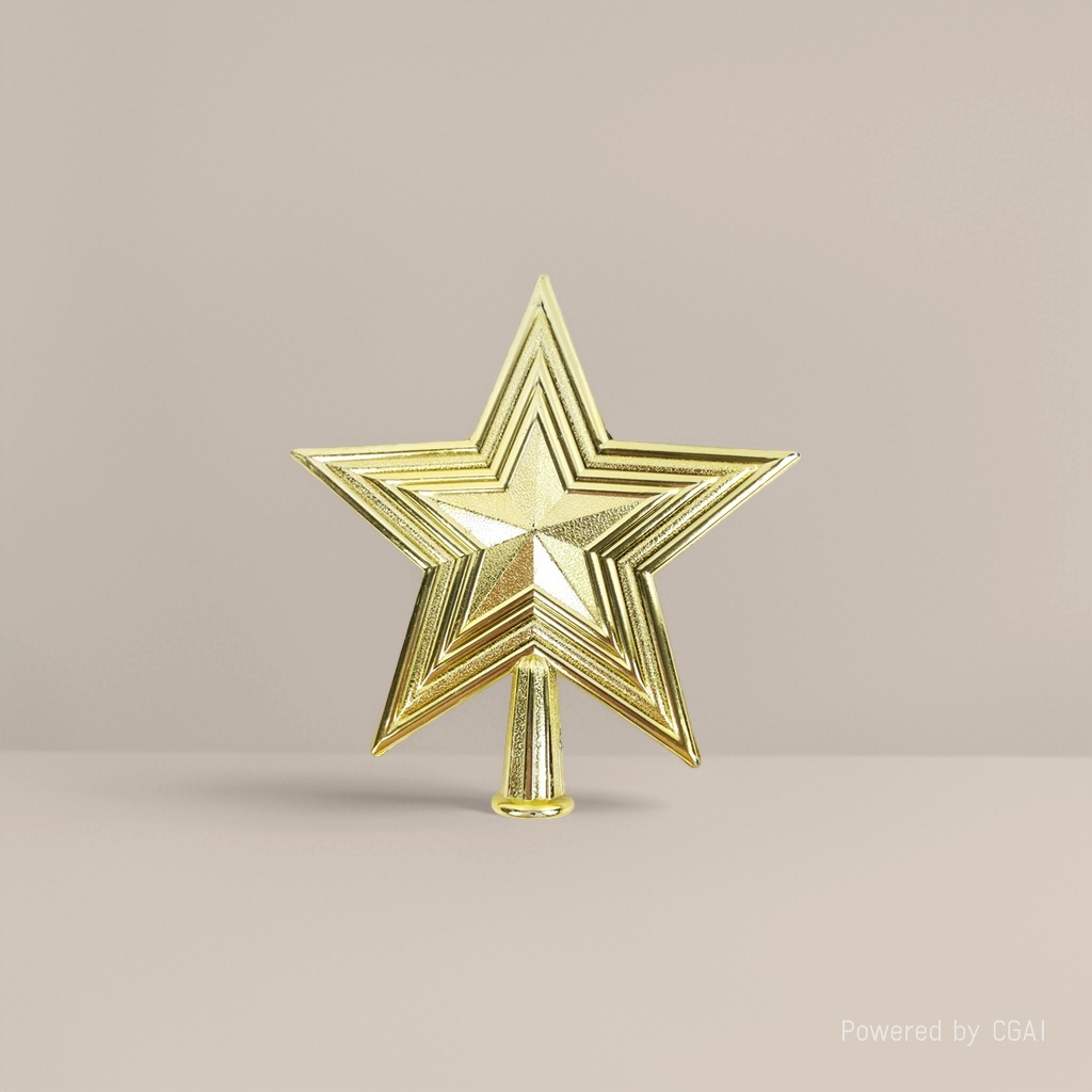 Christmas tree top star Christmas tree decoration Christmas scene arrangement Christmas party decoration Specification image