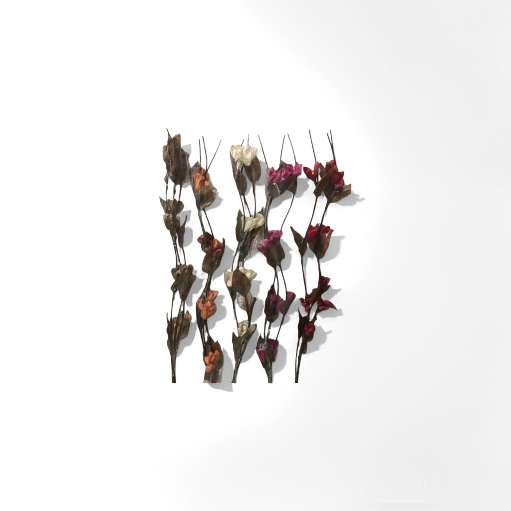 Monet's Garden handcrafted artificial plastic flowers decorate the living room, bedroom and balcony