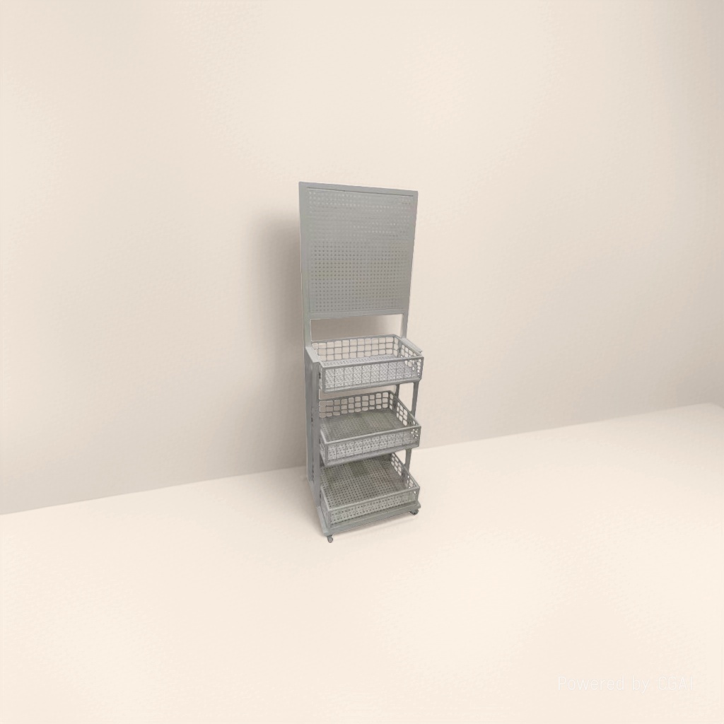 Storage rack, bedroom floor-standing multi-layer snack rack, kitchen movable baby products storage rack, pegboard storage Item Picture