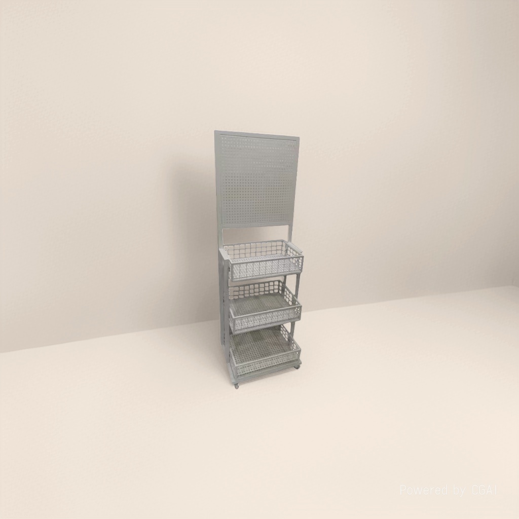 Storage rack, bedroom floor-standing multi-layer snack rack, kitchen movable baby products storage rack, pegboard storage Specification image