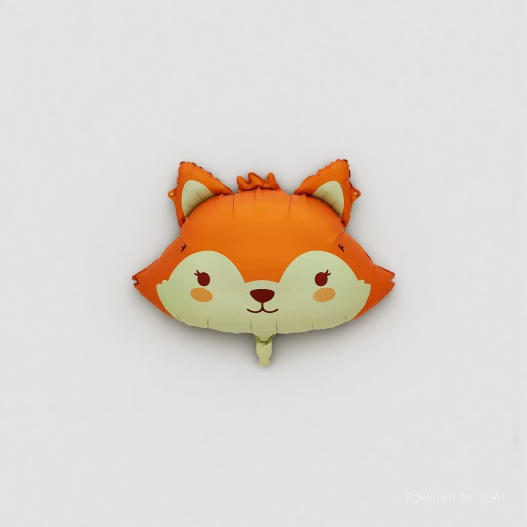 Matte fox head birthday party balloons, birthday ceremony aluminum film balloon decorative items Application Scenario