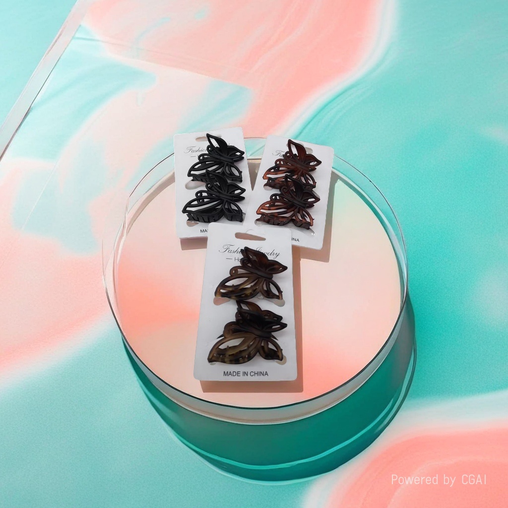 Butterfly-shaped acetate gripper, shark clip, hairpin, fashionable hair clip, large gripper