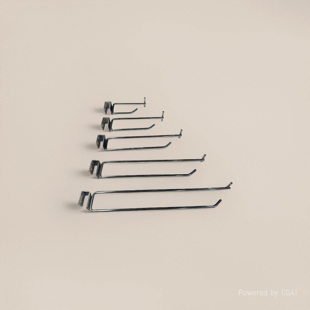 Square 6mm double line hook, 10-30 cm Specification image