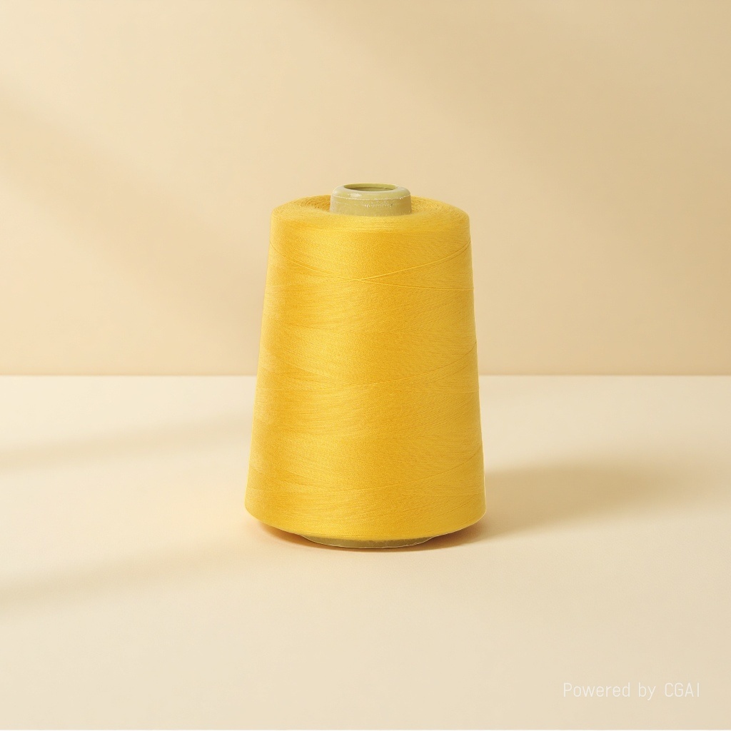 Chiba brand 402 bright yellow high-speed polyester sewing thread details Picture