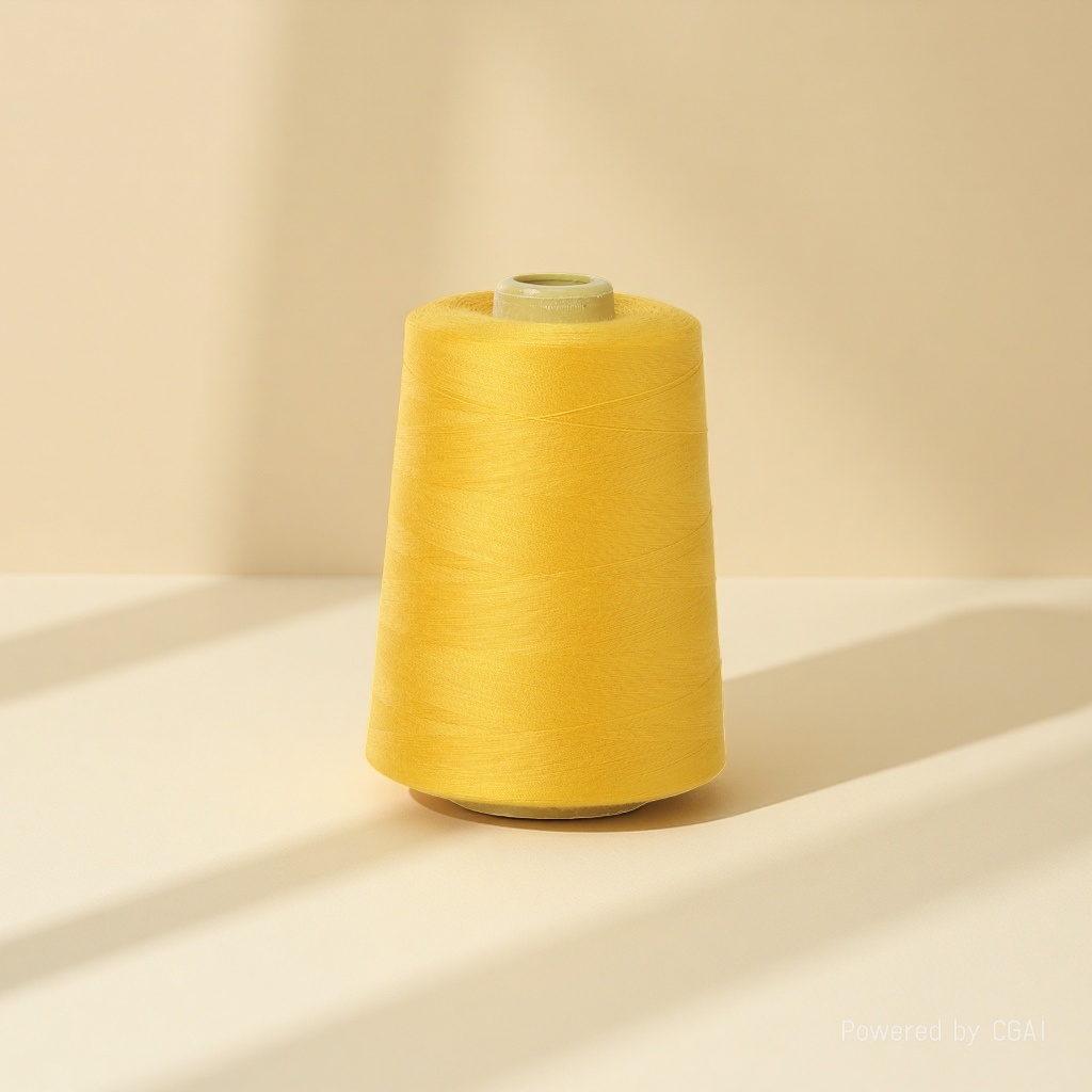 Chiba brand 402 bright yellow high-speed polyester sewing thread Item Picture