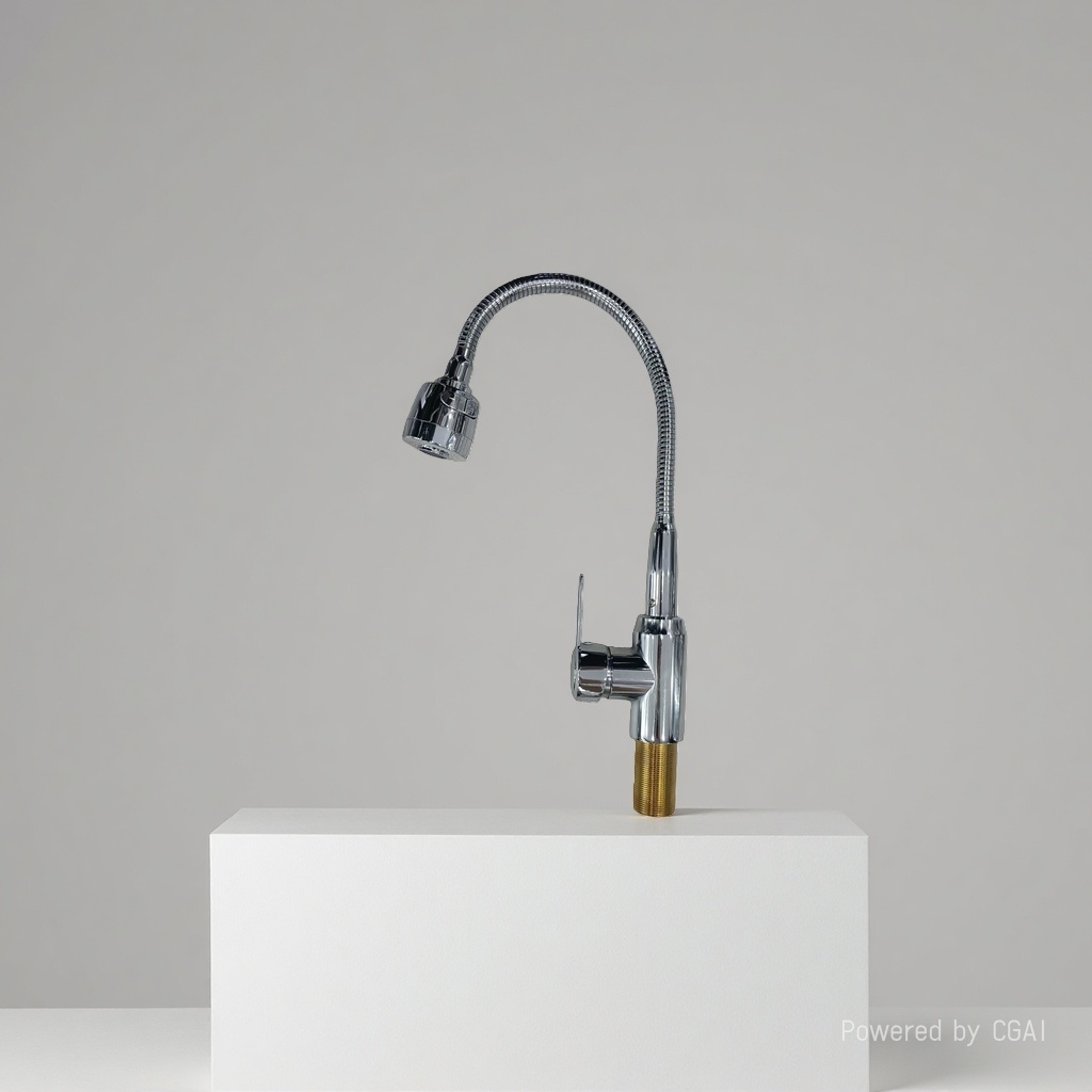 Bathroom hardware pull-out single-cooling faucet, universal faucet for kitchen sink and washbasin, splash-proof faucet details Picture