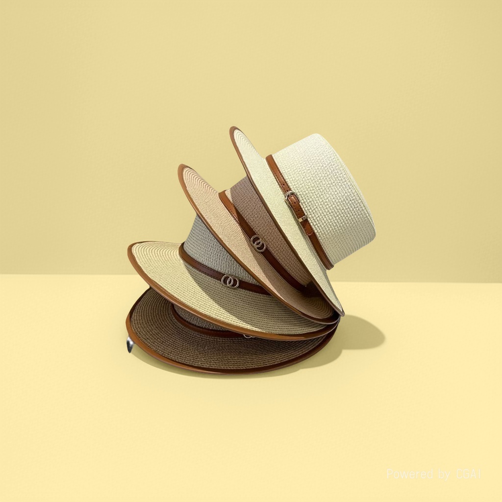 Men's straw top hat, knitted baseball cap, white men's straw hat, 171546782 Item Picture