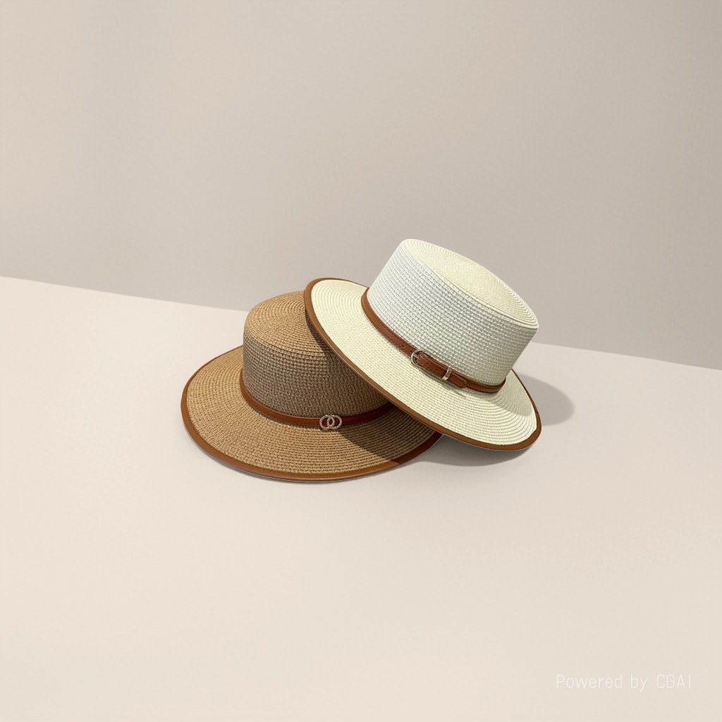 Men's straw top hat, knitted baseball cap, white men's straw hat, 171546782 Specification image