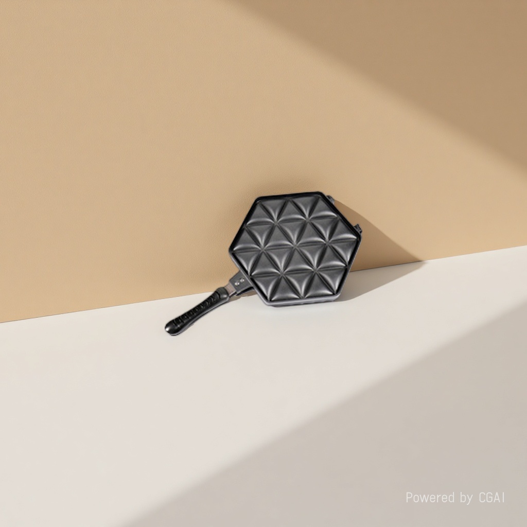 Hexagonal aluminum frying pan, baking tray, kitchenware set, stainless steel pot cover, silicone accessories details Picture