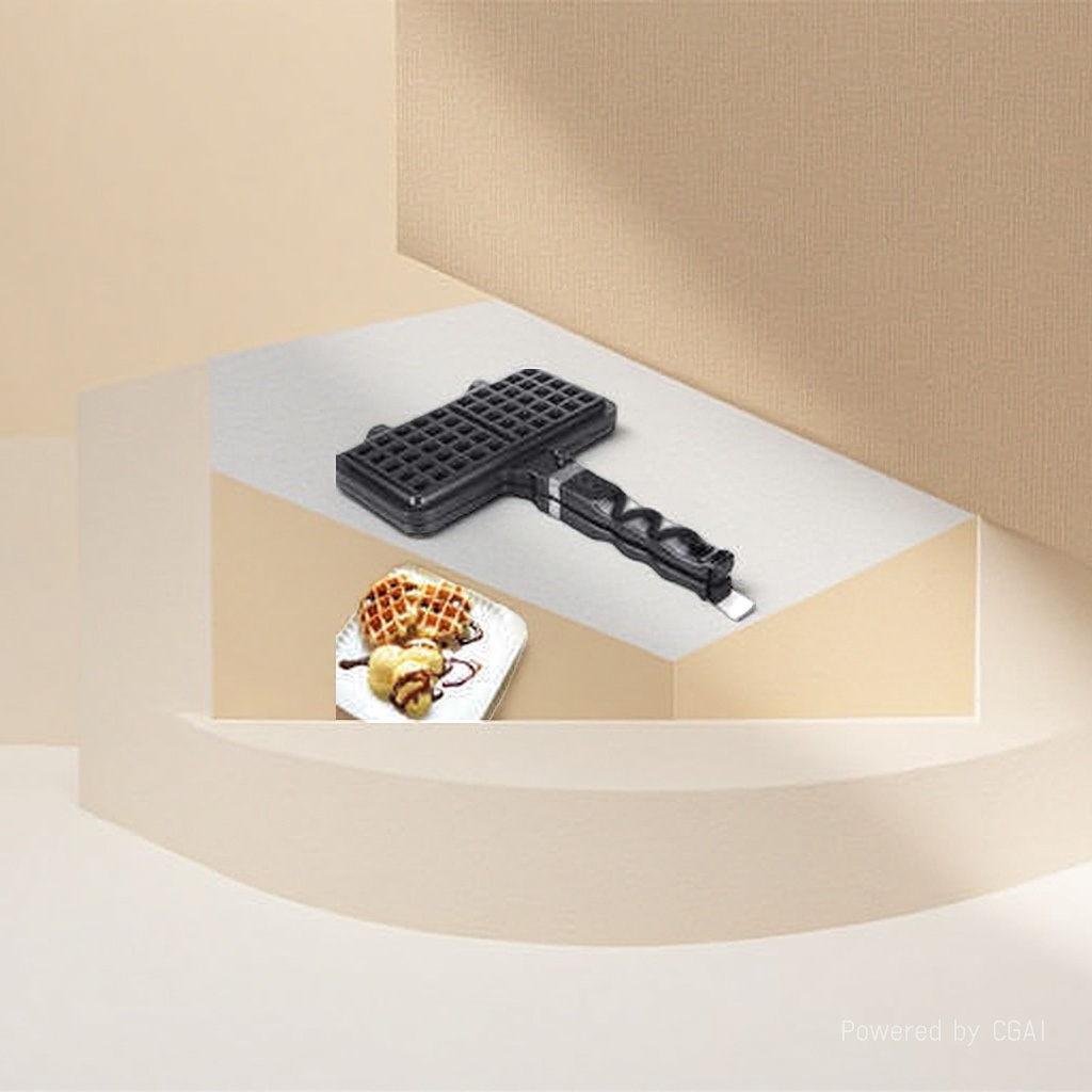 Commercial black waffle machine, doughnut machine, egg roll machine, Indian fritter machine, egg pancake machine Application Scenario