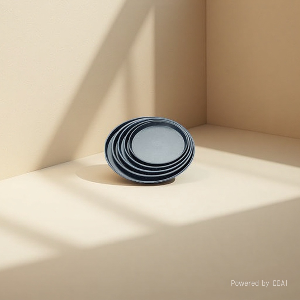 Black round cast iron stir-frying pan, baking tray, iron pan, household kitchen cookware for frying, stir-frying, stewing and boiling Specification image