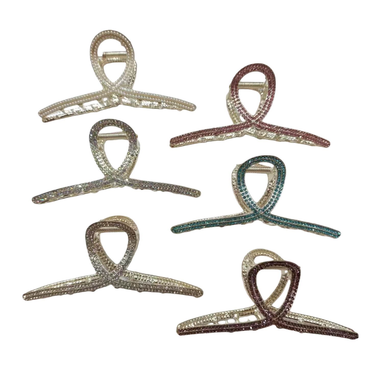Acetic acid shark clip, decorative grab clip, fashionable acetic acid hair clip Item Picture