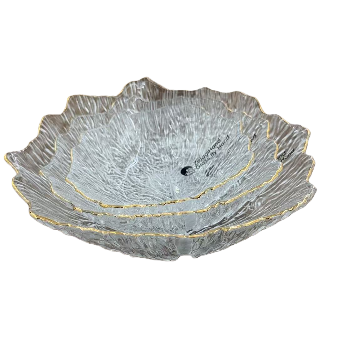 Transparent glass bowl melamine salad instant noodle square microwave-heated bowl Item Picture