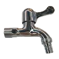 A small faucet and shower head in the shape of a gold ingot Item Picture