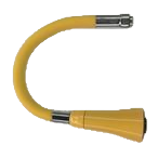 Yellow fabric-reinforced rubber hose, oil-resistant and wear-resistant industrial rubber hose Item Picture