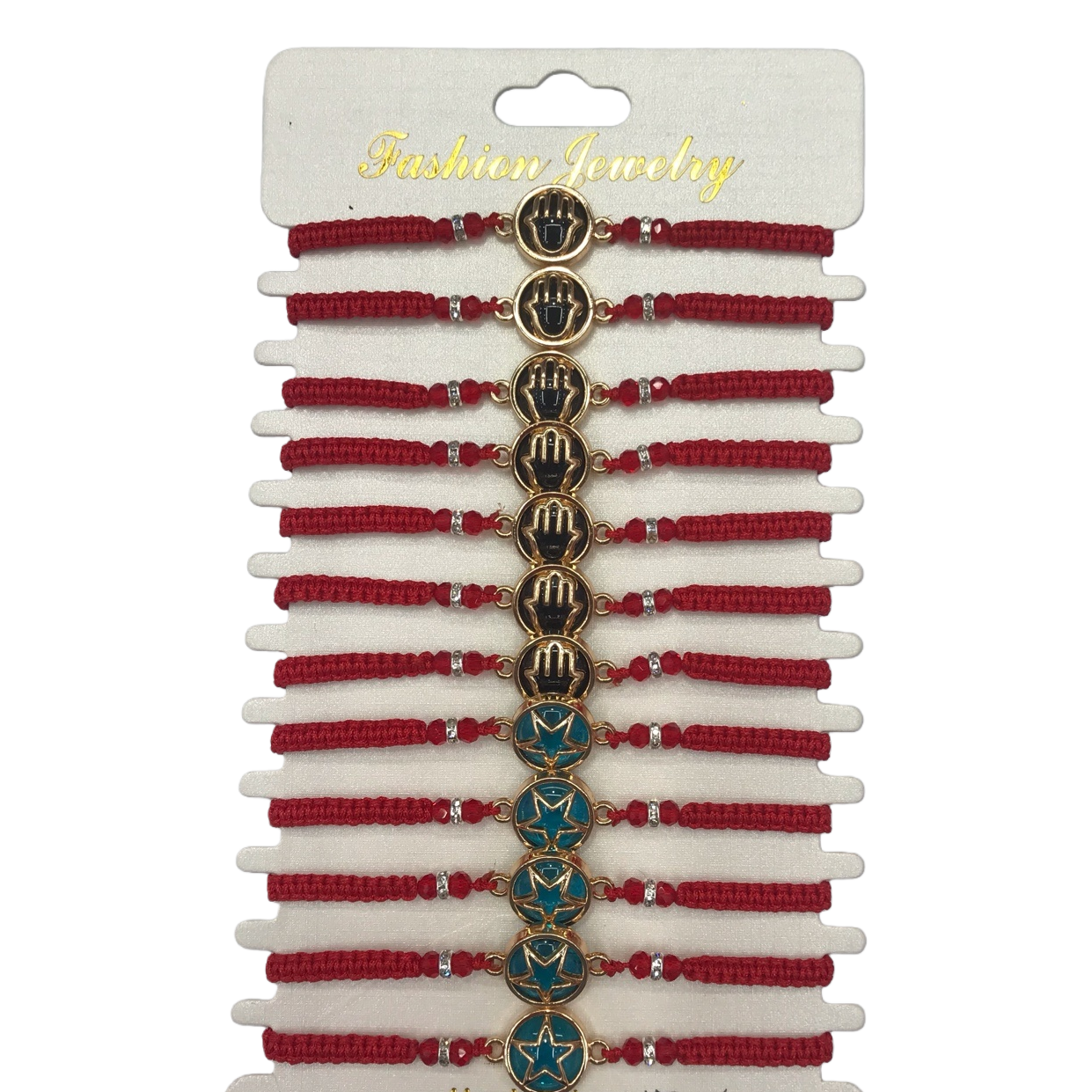Cross-border Amazon popular woven bracelets in Europe and America, with diamond and crystal handcrafted beaded bracelets for women Item Picture