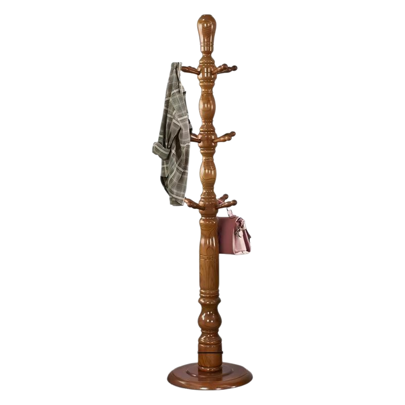 Solid wood coat rack, floor-standing clothes hanger, tree branch design, 180cm coat rack Item Picture