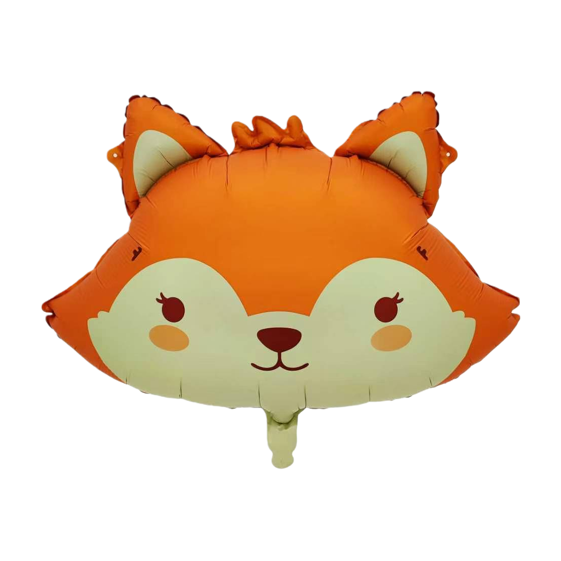 Matte fox head birthday party balloons, birthday ceremony aluminum film balloon decorative items