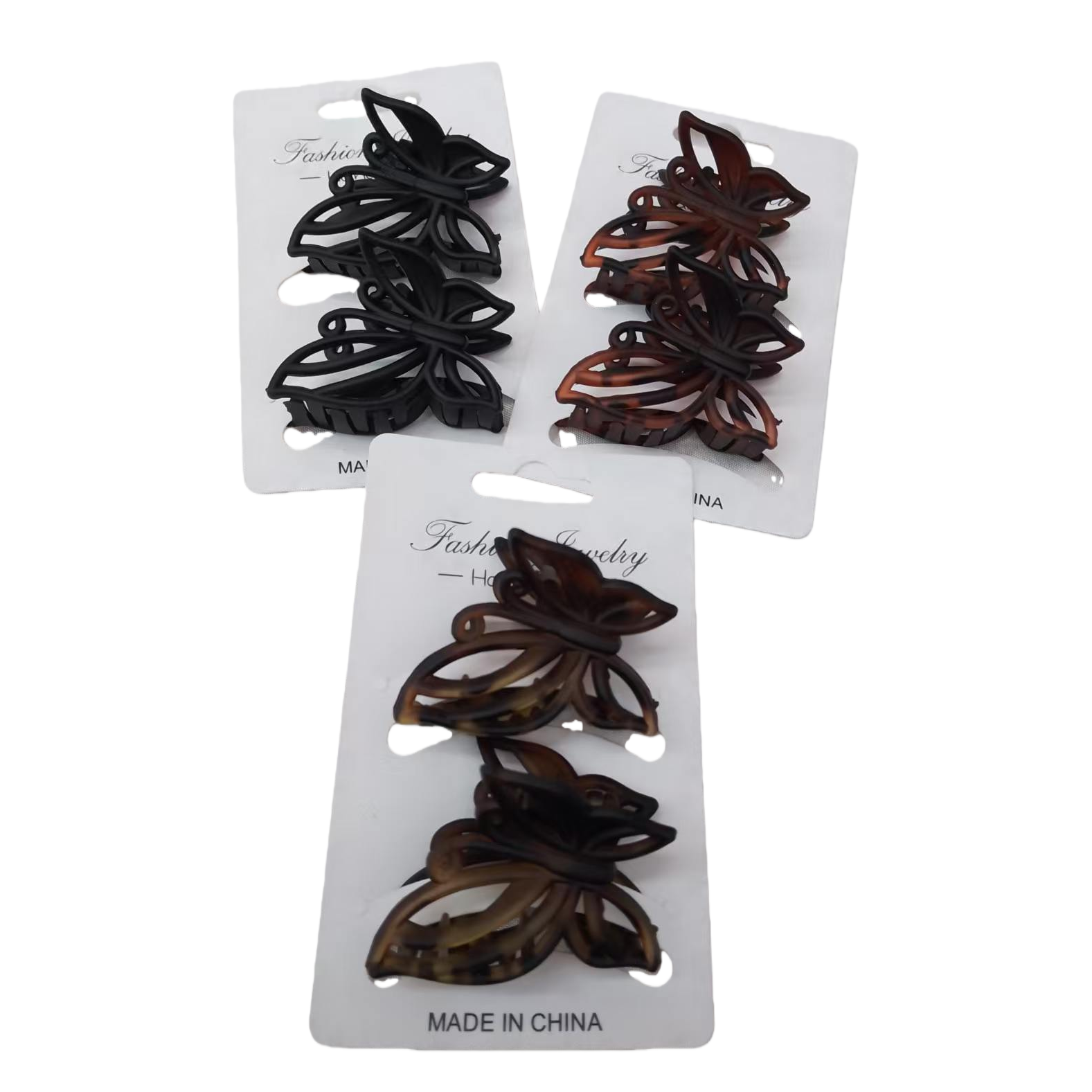 Butterfly-shaped acetate gripper, shark clip, hairpin, fashionable hair clip, large gripper Specification image