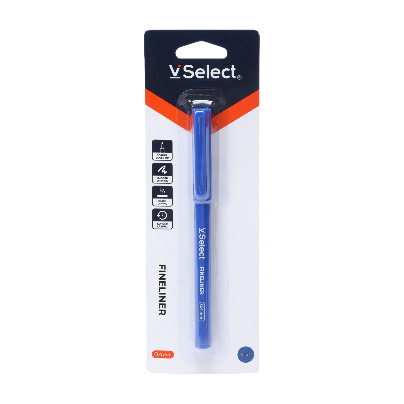 Blue 0.4mm signature pen, 1 piece per card, exclusively for foreign trade. Minimum order quantity: one box Item Picture