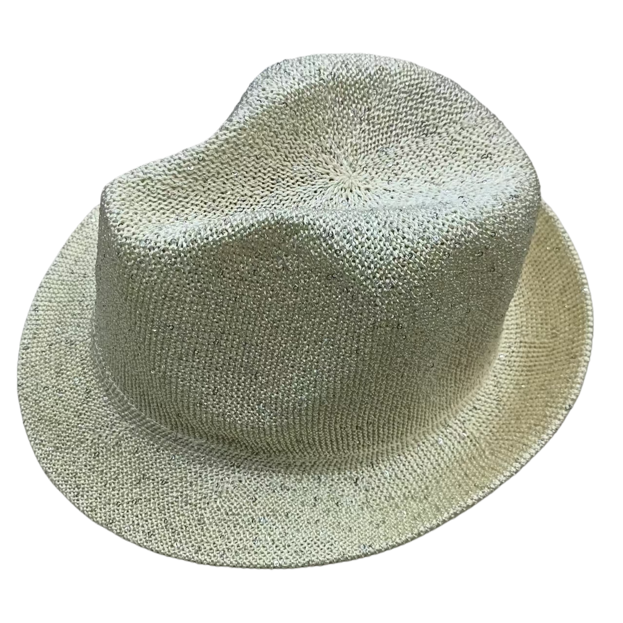 Silver sequined top hats are available for wholesale export and customization Item Picture