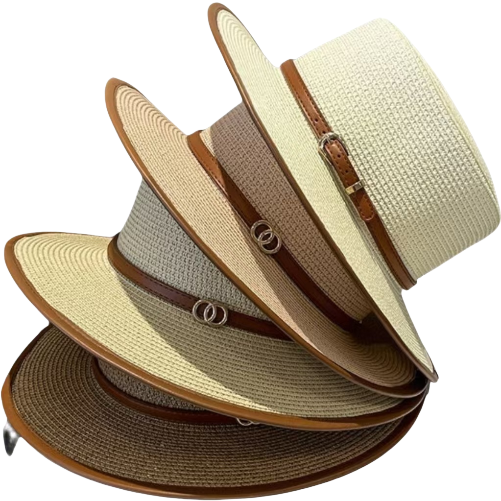 Men's straw top hat, knitted baseball cap, white men's straw hat, 171546782 Application Scenario