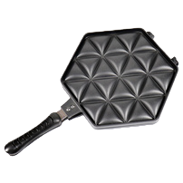Hexagonal aluminum frying pan, baking tray, kitchenware set, stainless steel pot cover, silicone accessories Item Picture