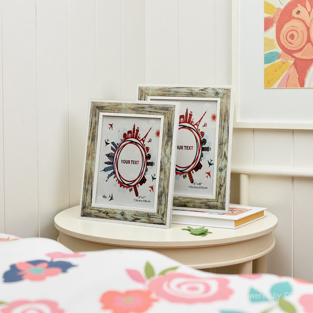 Direct sales and wholesale of wood-like plastic photo frames, photo decoration frames and picture frames from the manufacturer