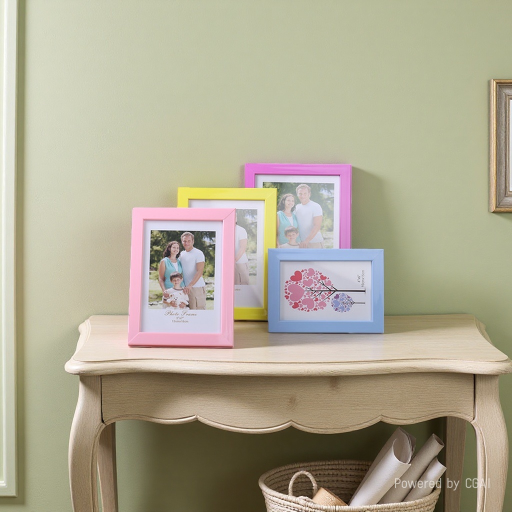 Candy-colored photo frames, exquisite three-dimensional photo frames, wholesale factory direct sales of photo frames and picture frames Specification image