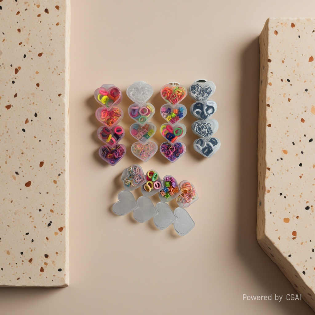 Rubber band bow storage box set, grab clip, hair pin, hair clip, Korean version alloy large updo, 091022432