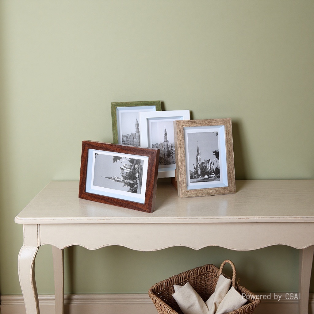 Wholesale of exquisite and simple 3.5× 5-inch imitation wood grain photo frames. Creative and suitable for display and hanging. Modern home color photo frames. 092327820 details Picture