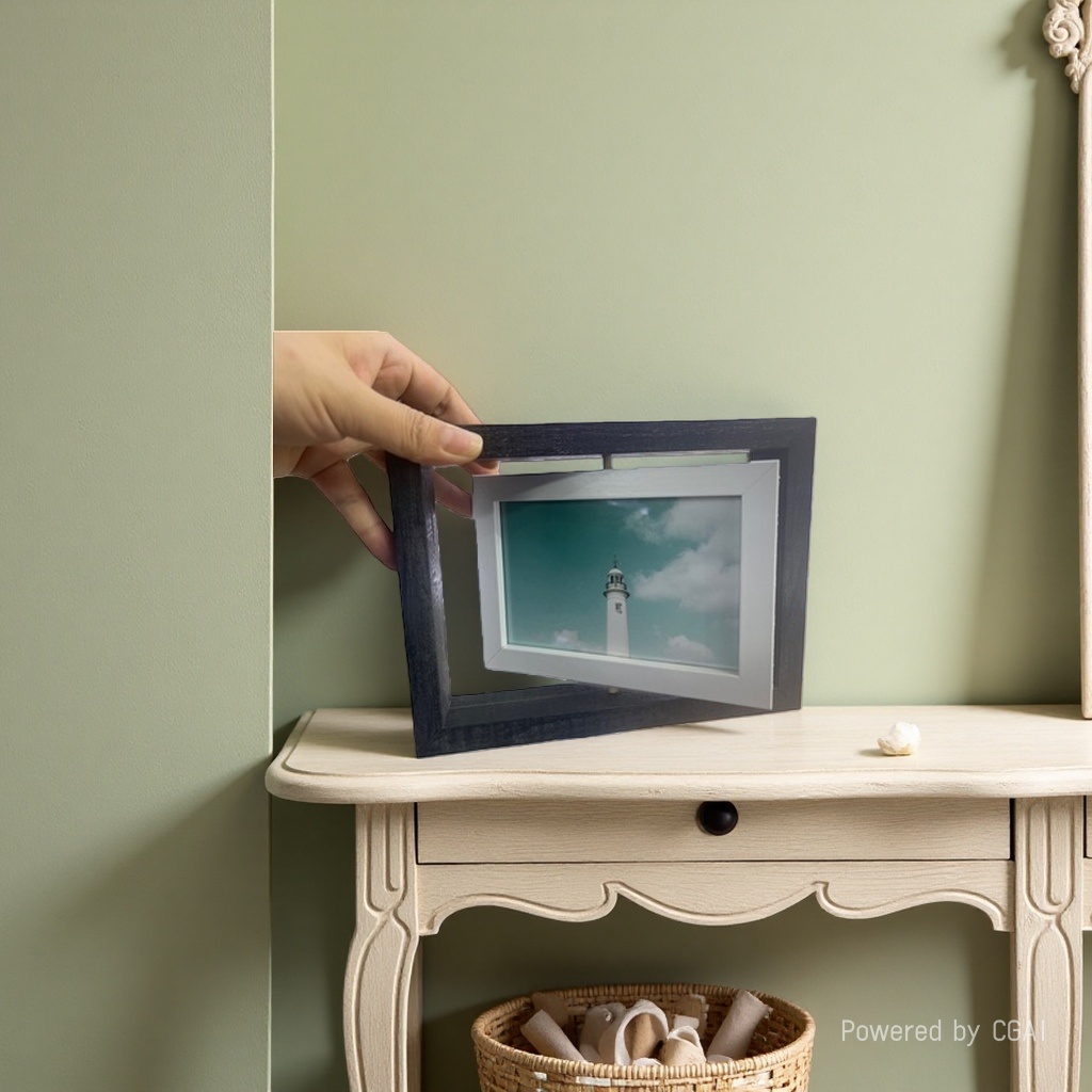 Desktop flip cover photo frame, exquisite picture frame design, photo frame display table decoration, home decoration item, photo frame 094116357 Application Scenario