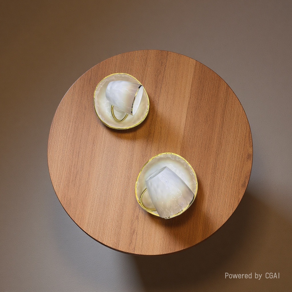220cc Bone China coffee cups and plates, gold-edge hand-painted ceramic tea sets, home coffee shop, hotel gifts, business gift ceramic cups, cups 100553691 Specification image