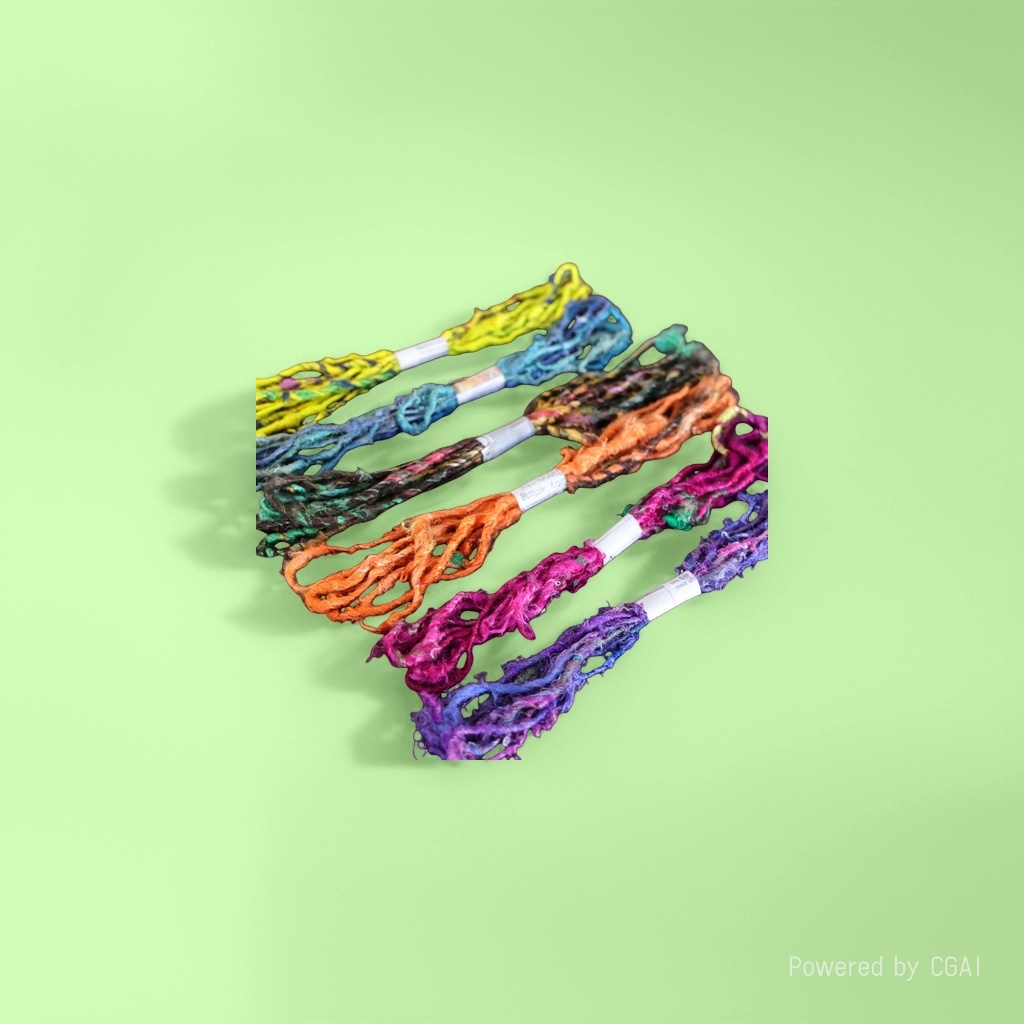Nepalese hand-dyed 3m silk rope, ribbon, flower bouquets, decorative ties, ornaments, pendants, diy materials Application Scenario