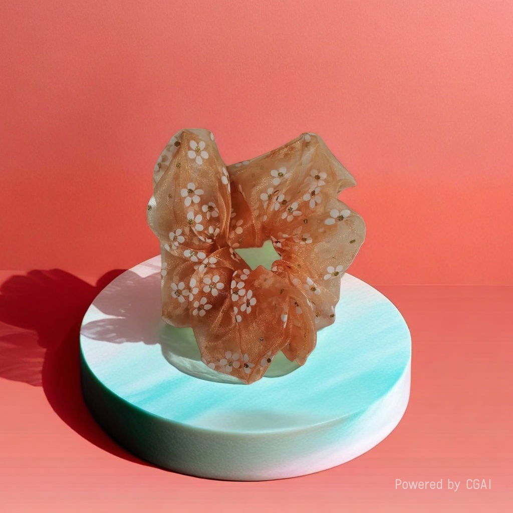 发饰/发圈/大肠发圈/饰品/大肠发圈方巾细节图