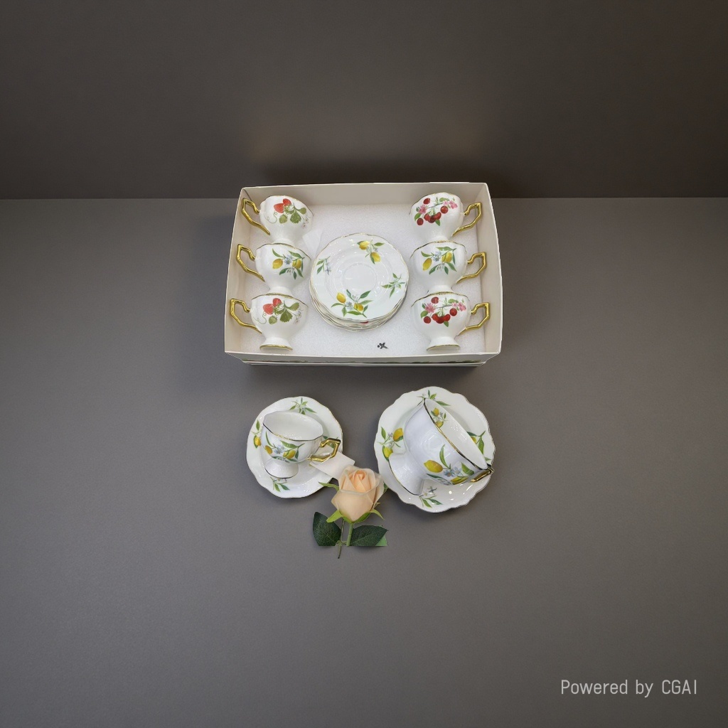 90CC French retro ceramic coffee cup and saucer set, a high-end and exquisite wedding gift, afternoon tea coffee cups, couple cups Application Scenario