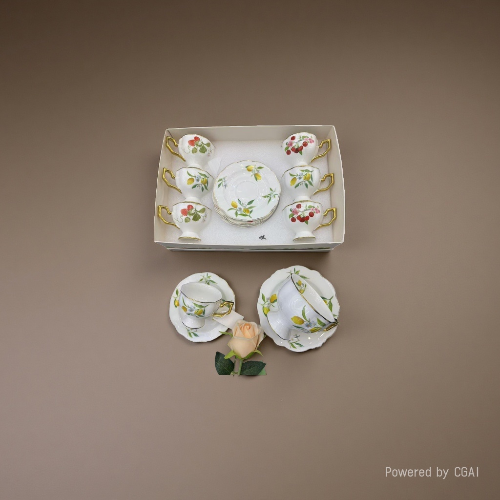 90CC French retro ceramic coffee cup and saucer set, a high-end and exquisite wedding gift, afternoon tea coffee cups, couple cups Specification image