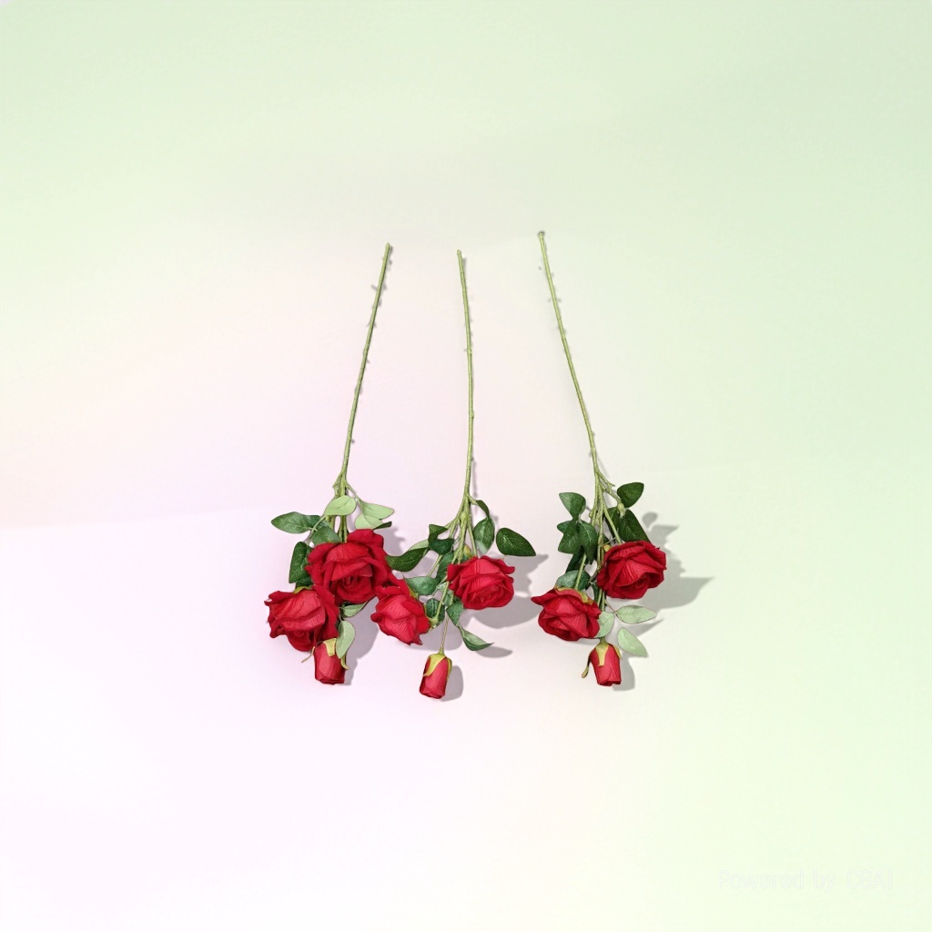 人造花塑料/仿真花/塑料花/莫奈花园仿真花/手工花材料细节图