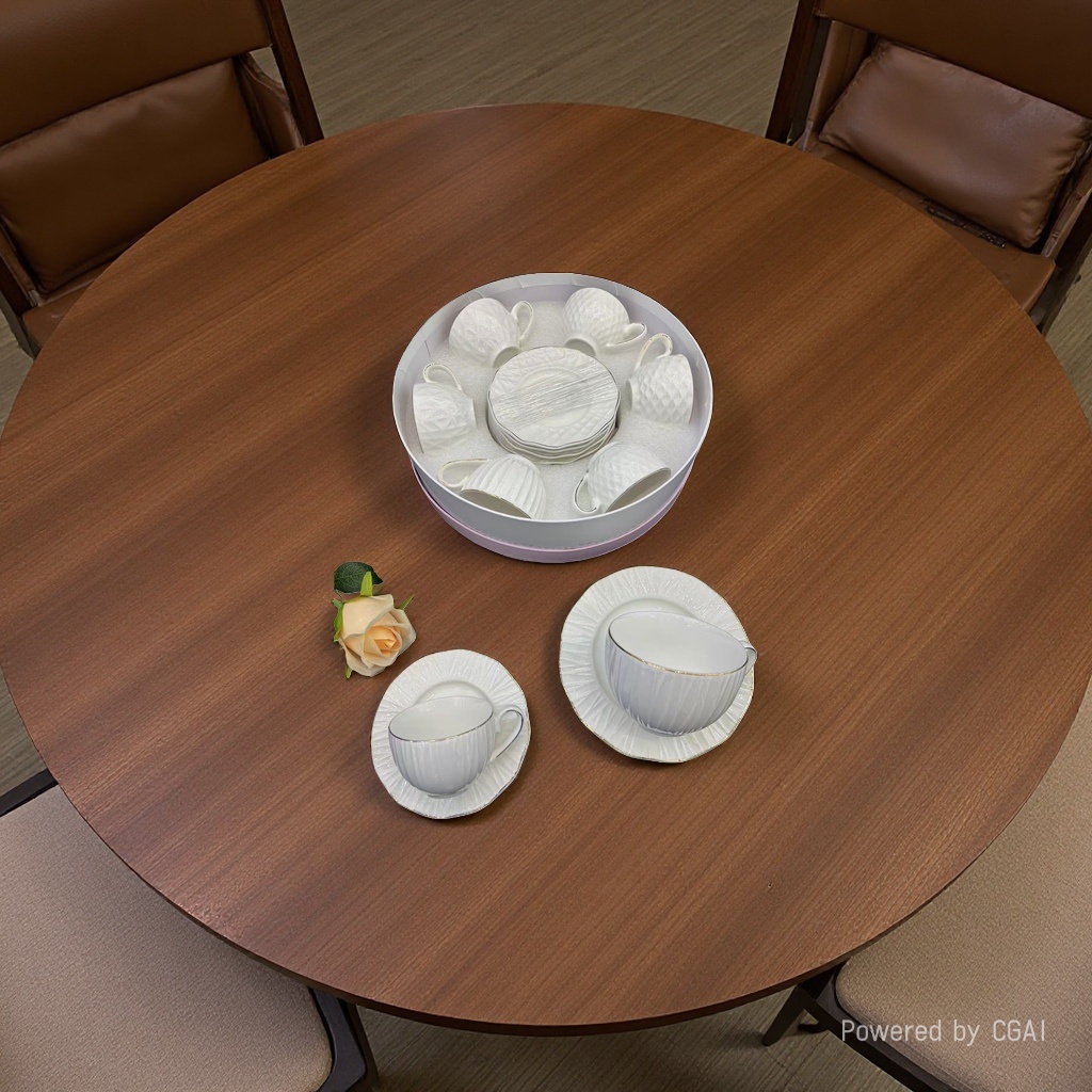 220cc ceramic tableware coffee cup and plate set, grid-patterned mug, milk spoon, European afternoon tea, exquisite large-capacity teapot, ceramic cup, cup 103332425 Specification image