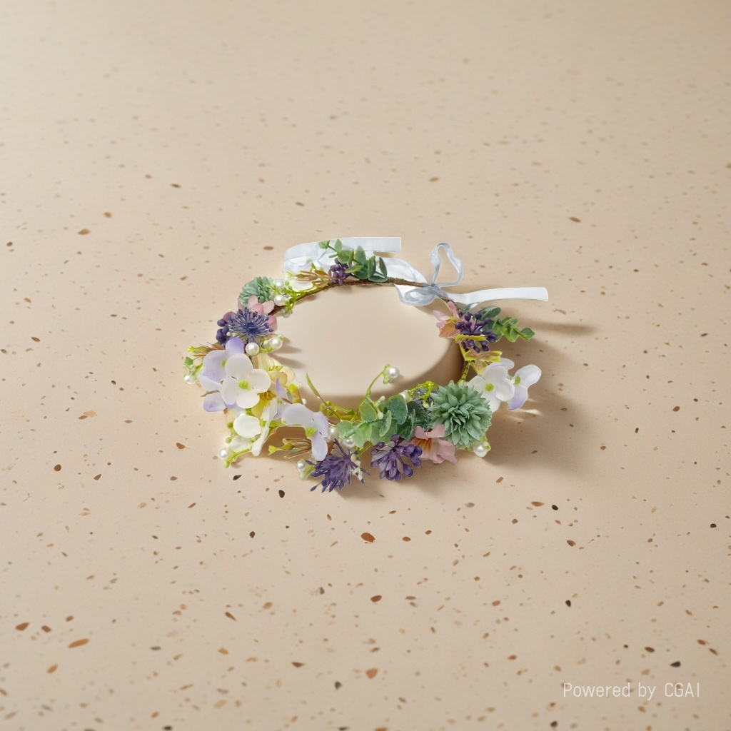 Pearl wreath headband, children's Hanfu headwear, hair band headwear, women's hair accessory Application Scenario